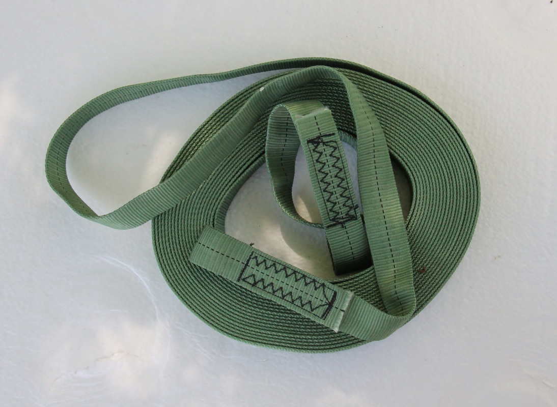 1" Tubular Nylon High Power Rocketry Recovery Harness with 2 Presewn Loops 